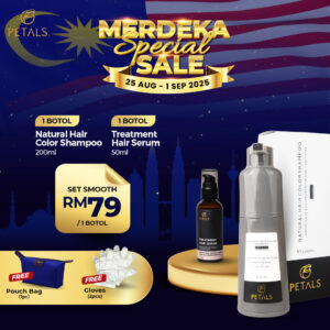 [MERDEKA SALE] Set Smooth - Burgandy 1 botol + Hair Serum 1 botol