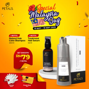 [SPECIAL MALAYSIA DAY] Set Smooth - Burgandy 1 botol