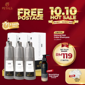 [10.10 SALE] Set Plus - 1 Coco Black 1 Darkbrown 1 Burgandy botol